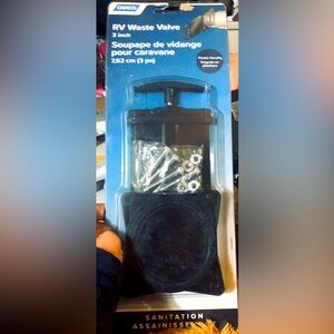 RV Waste Valve 3 Inch with Plastic Handle